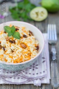 Insalata di riso persiana vegan - Cardamomo & co